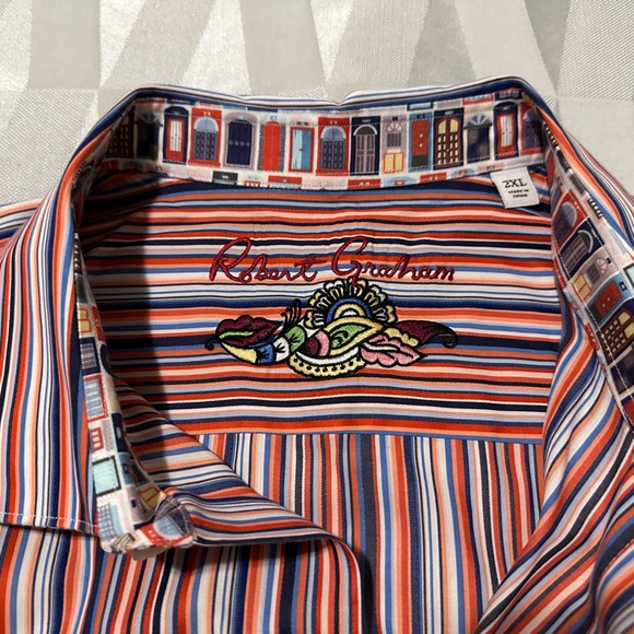 Great Robert Graham XXL Orange, Blue, White and Red - Picture 4 of 10